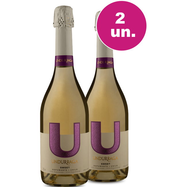 Kit 2 - Espumante U By Undurraga Sweet - Oferta Insana