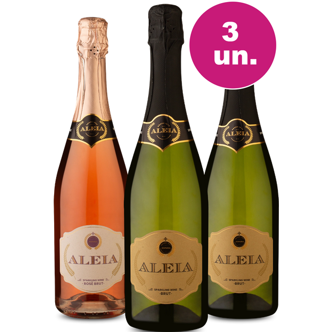 Kit 3 - Espumante Aleia por R$99