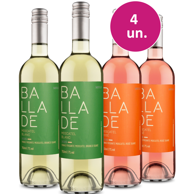 Kit 4 - Frisante Ballade Branco e Rosé - Exclusivo We