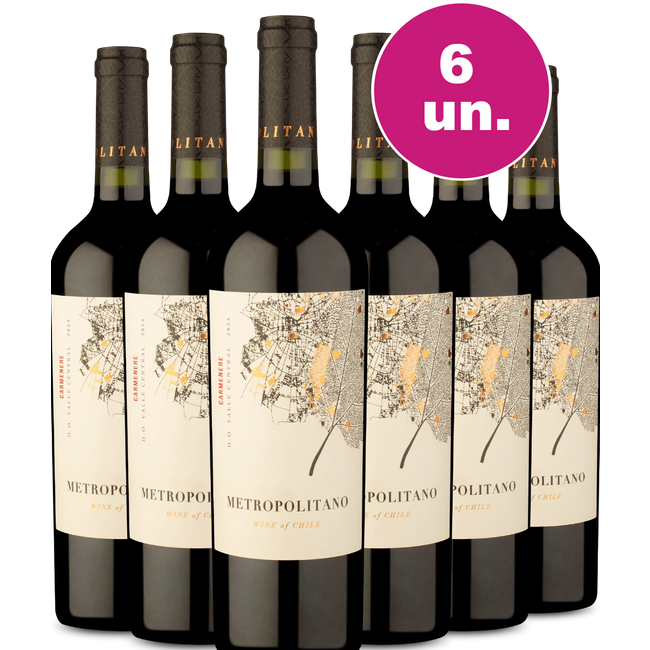 Kit 6 - Metropolitano Carménère 2024 - Exclusivo We