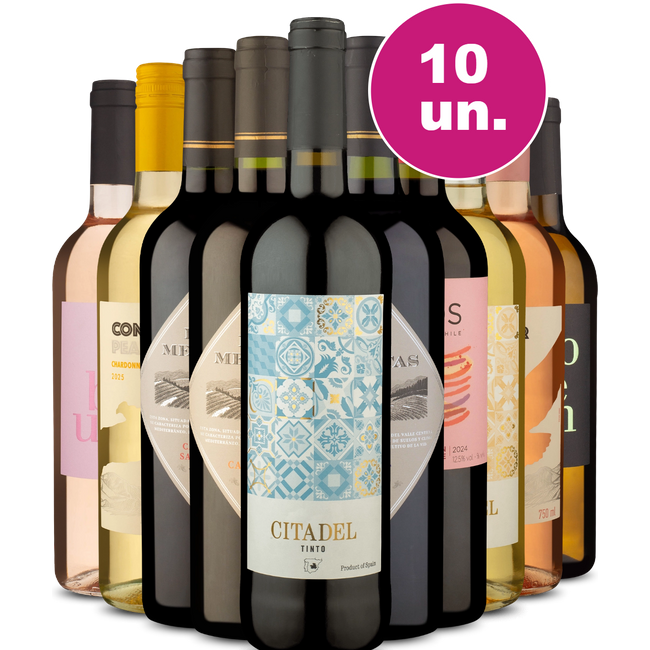Kit 10 - Especial de Janeiro - R$23,90 por Garrafa