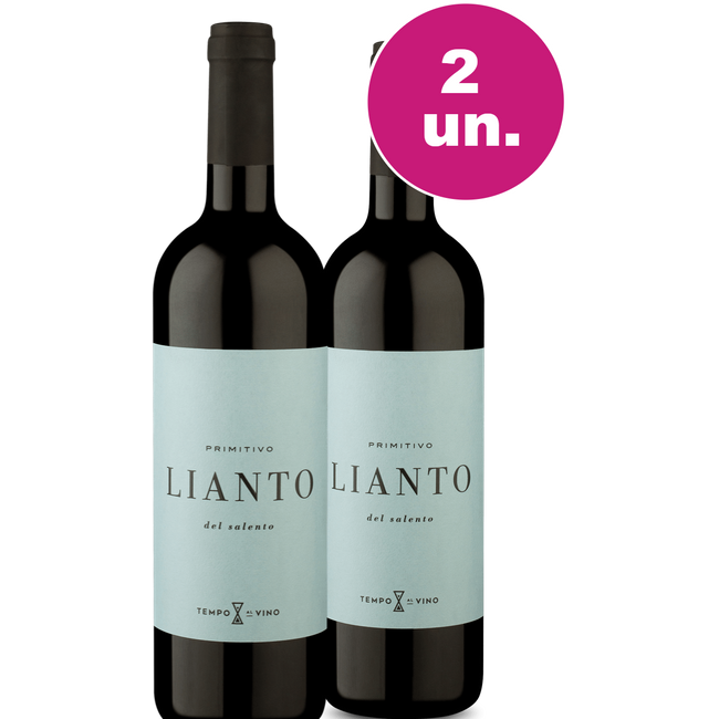 Kit 2 - Lianto I.G.T. Salento Primitivo - Oferta Absurda