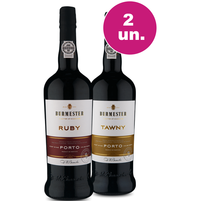 Kit 2 - Porto Burmester Ruby e Tawny - Exclusivo We