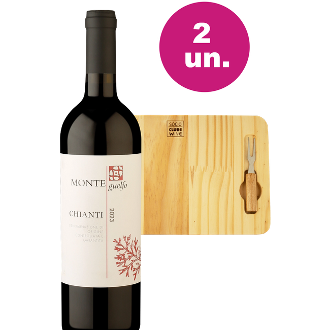 Kit Especial - Monteguelfo Chianti e Tábua para Frios
