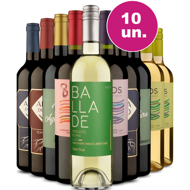 Kit 10 - Suaves Incríveis - R$25,90 por Garrafa