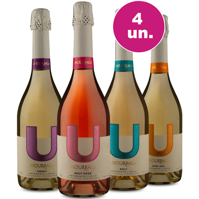 Kit 4 - Degustação Espumantes U By Undurraga