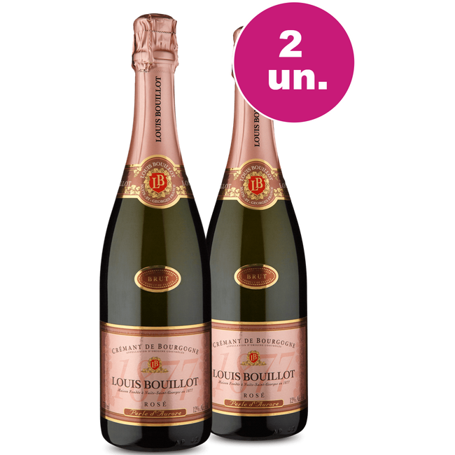 Kit 2 - Espumante Louis Bouillot Rosé Brut - Oferta Insana