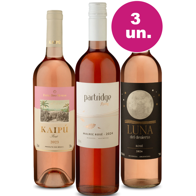 Kit 3 - Rosés por R$99 - Oferta Absurda