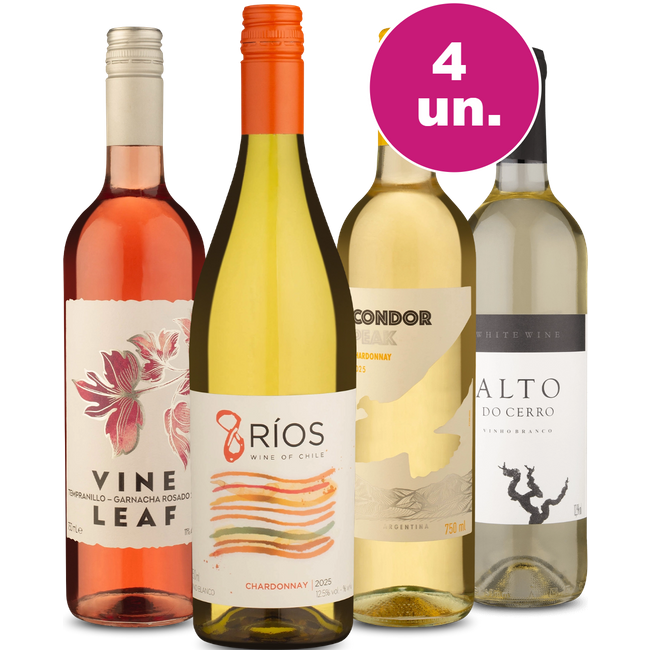 Kit 4 - Degustação de Refrescantes Mundiais - Oferta Absurda