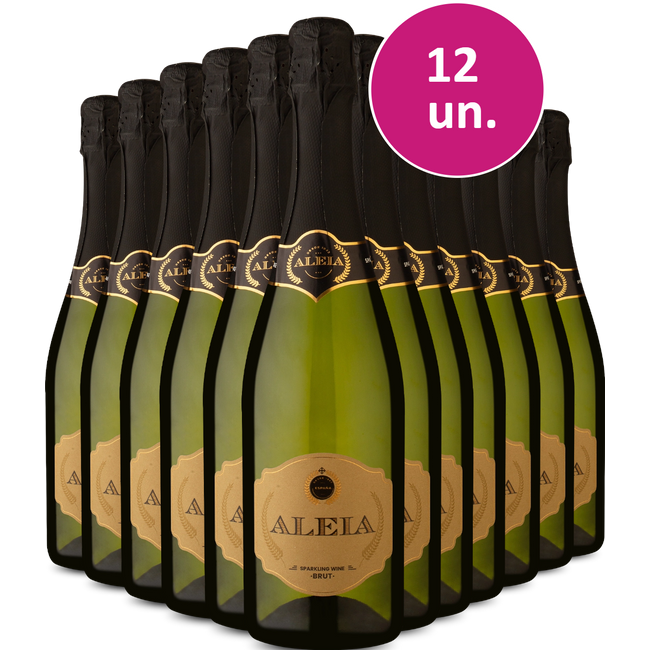 Kit 12 - Espumante Aleia Branco Brut - Exclusivo We