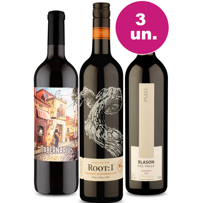 Kit 3 - Tintos Definitivos por R$99 - Oferta Absurda