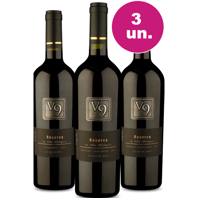 Kit 3 - V9 Reserva por R$99 - Oferta Insana