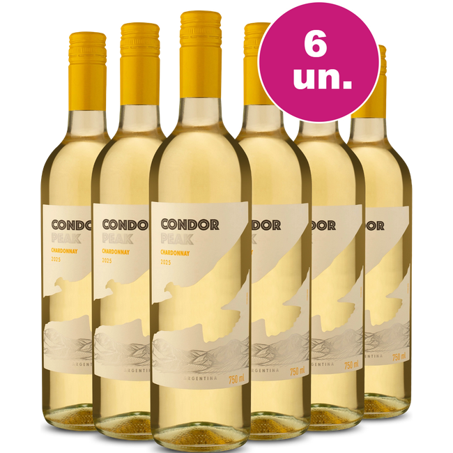 Kit 6 - Condor Peak Chardonnay - Exclusivo We