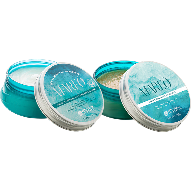 Combo Mareô: Areia Esfoliante e Banho de Hidratação