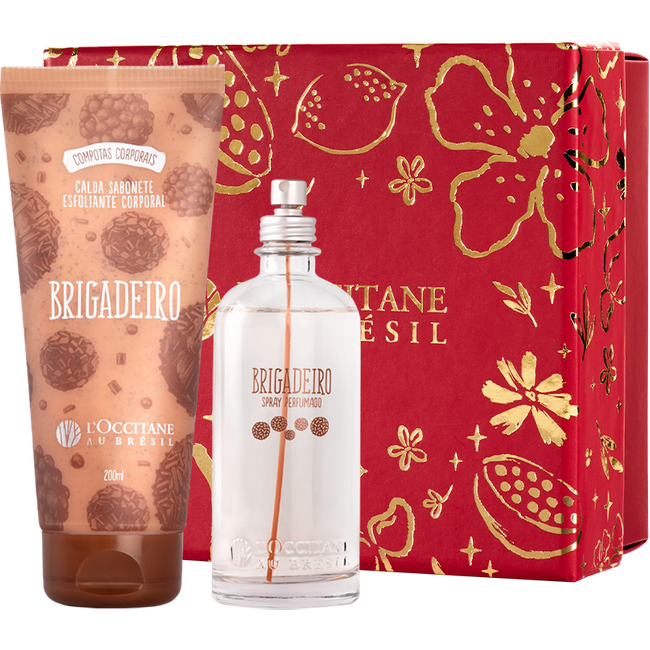 Presente Brigadeiro: Calda Esfoliante e Spray Perfumado - PresenteIA