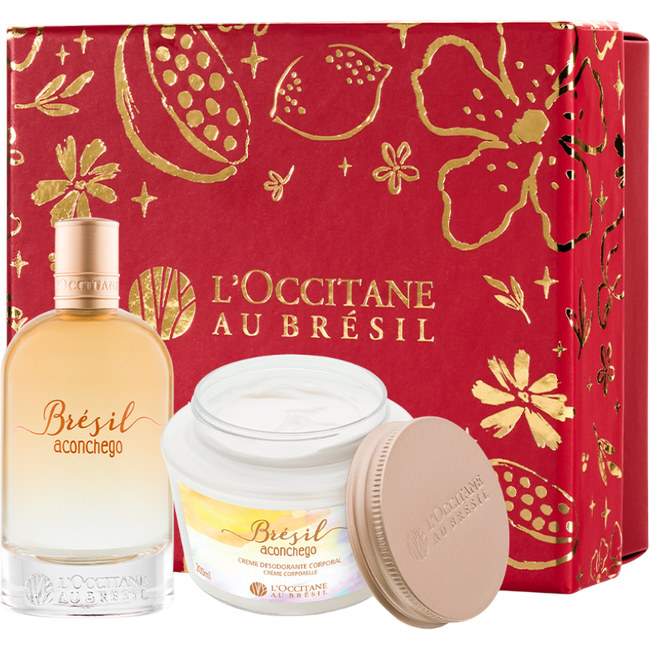 Presente Brésil Aconchego: Creme Corporal e Deo Colônia