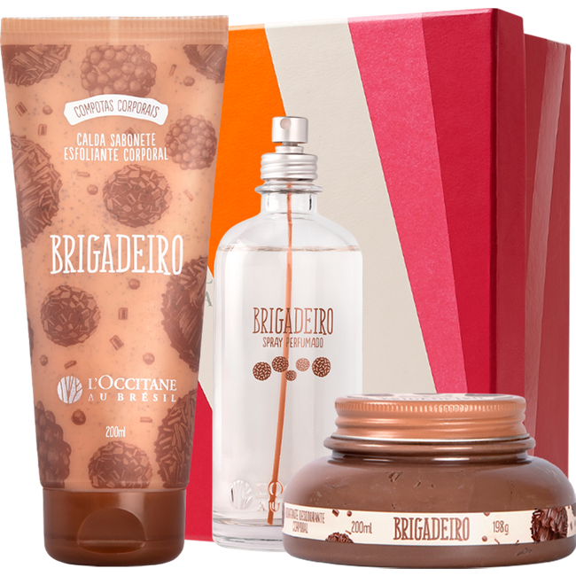 Presente Brigadeirão: Spray , Calda e Hidratante Corporal