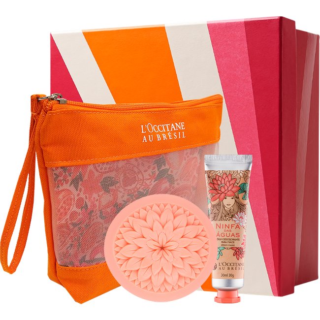 Presente para Mãos Ninfa das Águas com Necessaire - PresenteIA