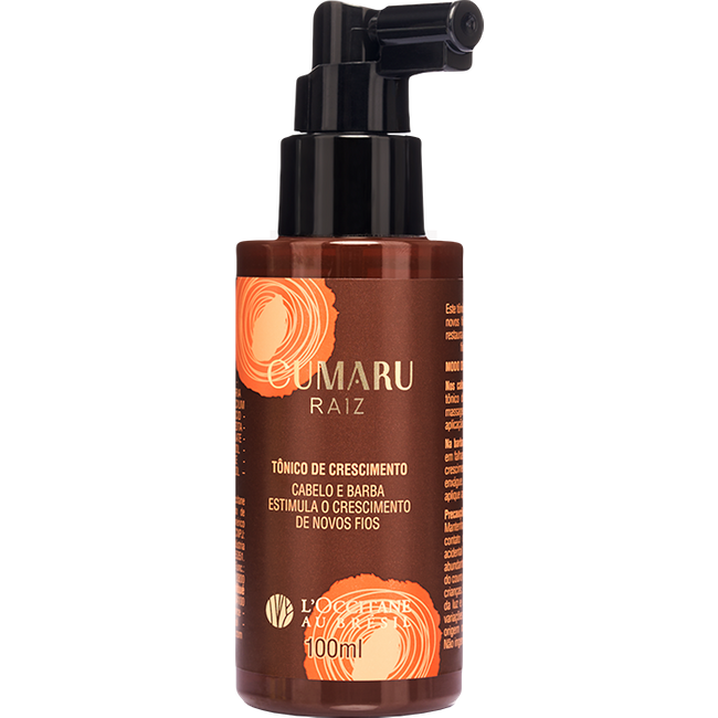 Tônico de Crescimento Cabelo e Barba Cumaru Raiz 100mL