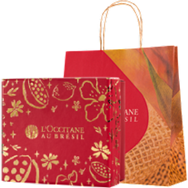 Combo Sacola P e Caixa PP Natal - 2 a 3 Produtos Pequenos