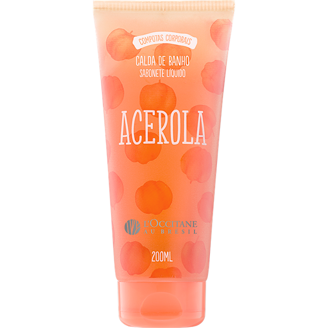 Calda de Banho Sabonete Líquido Acerola 200ml