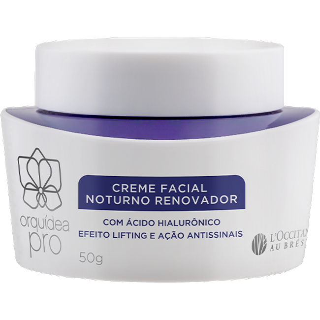 Creme Facial Noturno Renovador Orquídea Pro 50g