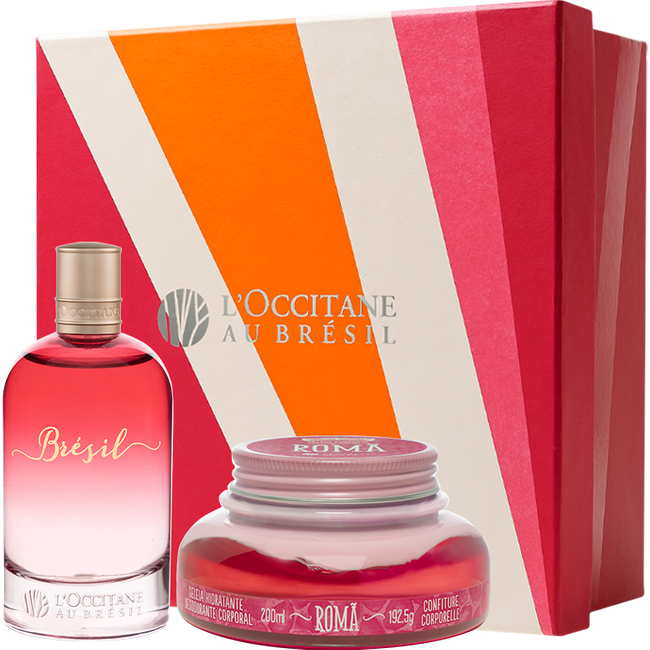 Presente Deo Colônia Brésil e Geleia Hidratante Romã - PresenteIA