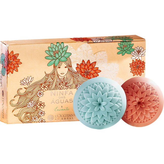 Kit Sabonetes Flor Ninfa das Águas