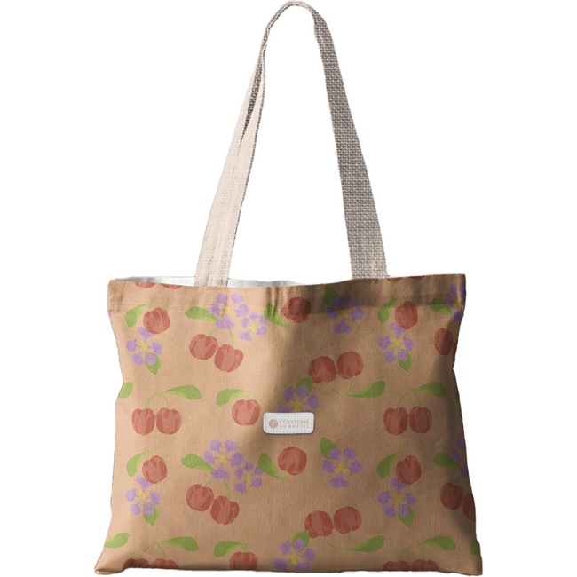 Ecobag Laranja Estampa Acerola