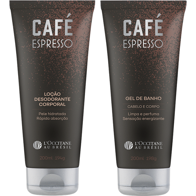 Combo Gel de Banho e Loção Corporal Café Espresso
