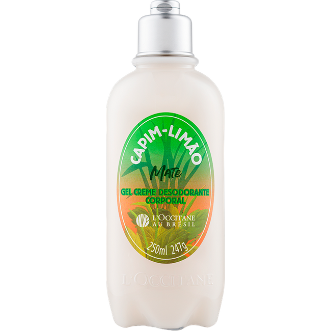Gel Creme Desodorante Corporal Capim-Limão Mate 250ml