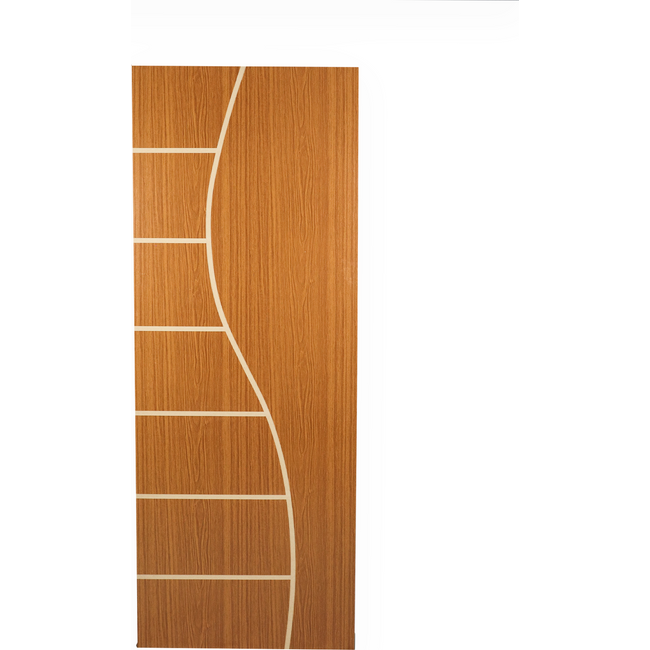 Folha de Porta Madeira Decorada 210x70cm Espessura 3,5cm Cantareira MGM
