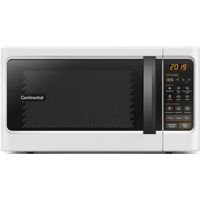 Micro-ondas Continental Branco 34 Litros com Função Descongelar (MC34B)