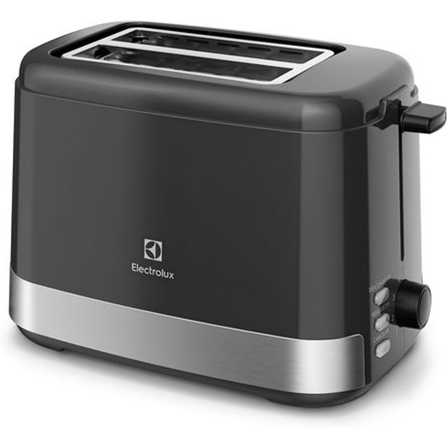 Torradeira Elétrica Electrolux Inox Preta Efficient com 8 Níveis de Tostagem (ETS10)