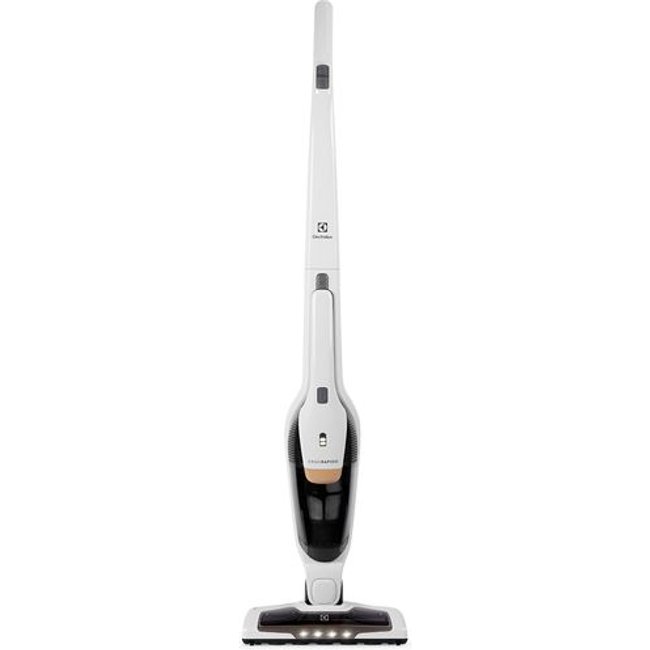 Aspirador de Pó Vertical Sem Fio Electrolux Ergorapido 2 em 1 Luz LED até 35 min Branco (ERG25B) - Bivolt