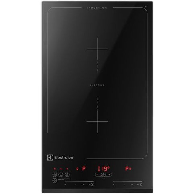 Cooktop 2 Bocas de Indução Electrolux com Unicook e Painel Touch (IC30) - 220V