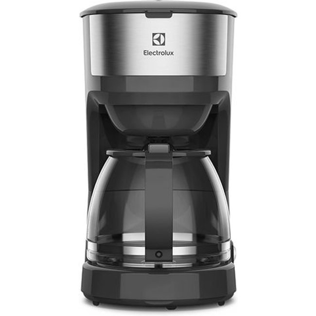 Cafeteira Elétrica Electrolux 30 Xícaras Efficient Função Manter Aquecido Cor Inox Preta (ECM20)