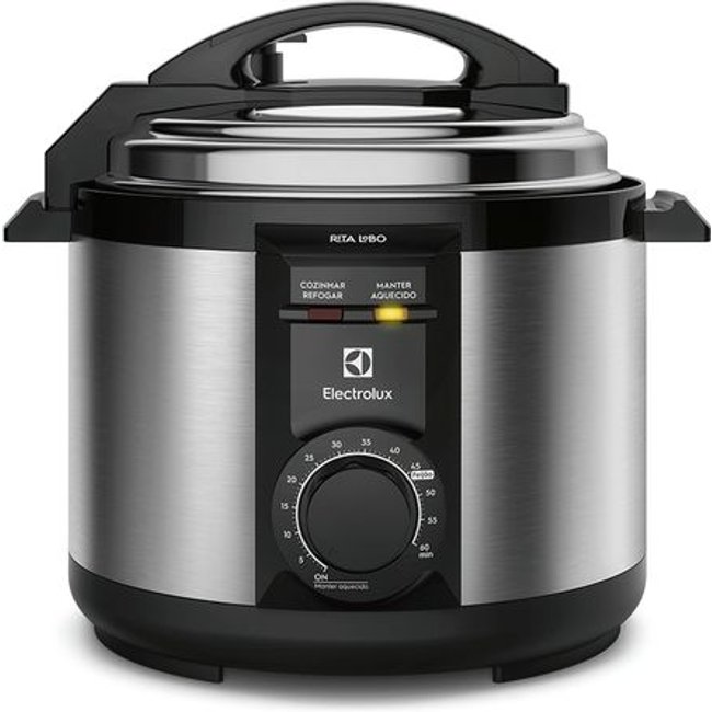 Panela de Pressão Elétrica Electrolux por Rita Lobo 5L Preta Efficient c/ Timer (PCE20)