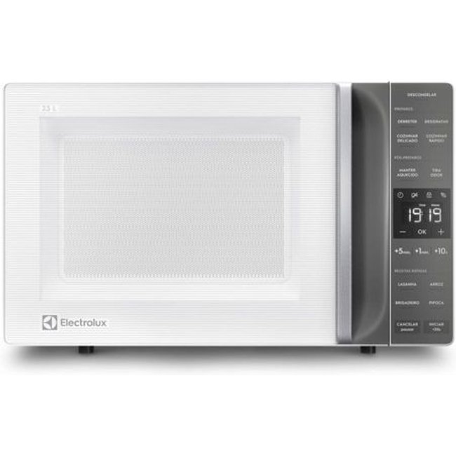 Micro-ondas Electrolux 23L Branco Efficient com Descongelamento Assistido (ME23B)