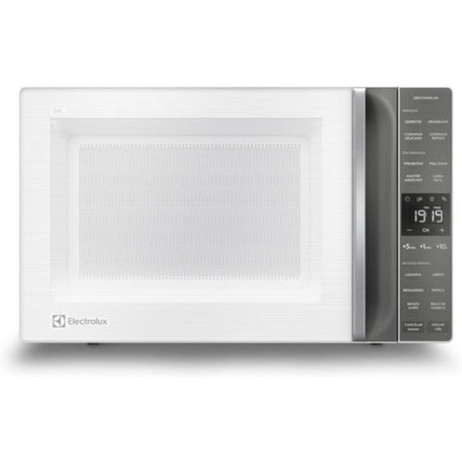 Micro-ondas Electrolux 36L Branco Efficient com Descongelamento Assistido (ME36B)