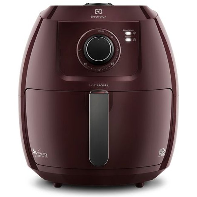 Air Fryer Electrolux por Rita Lobo 6,5L Vermelha Family Efficient 1700W (EAF51)
