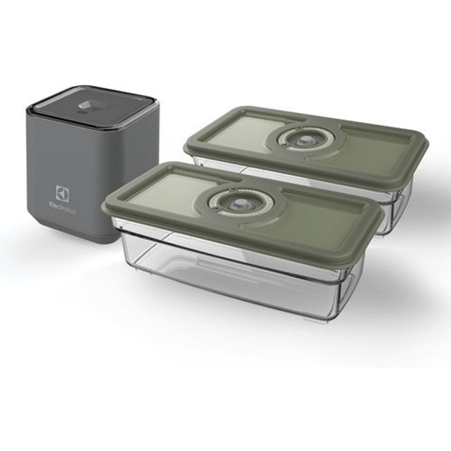 Seladora a Vácuo Portátil Electrolux com 2 Potes Herméticos