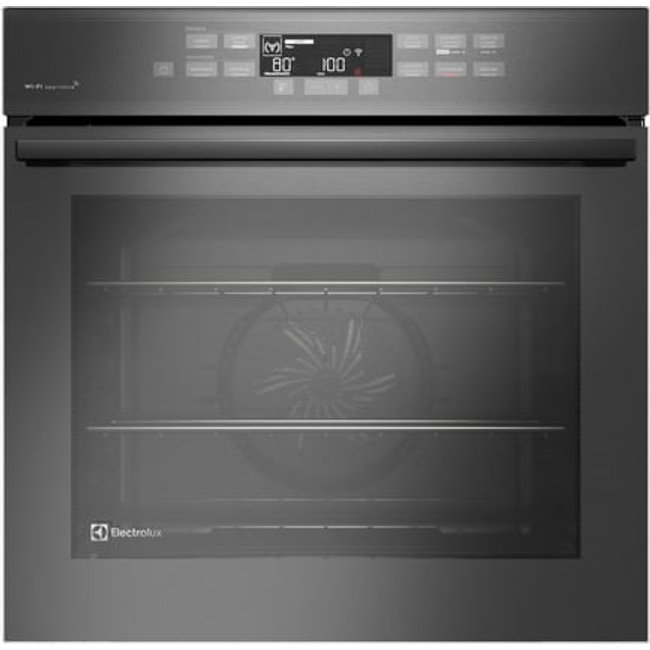 Forno de Embutir Electrolux Elétrico 80L Expert com VaporBake e Wi-fi Cinza (OE8EW) - 220V