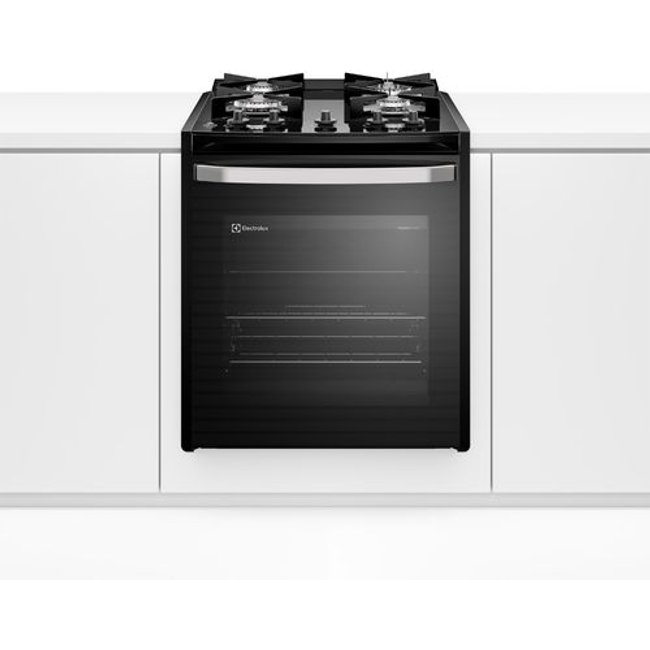 Fogão de Embutir 4 bocas Electrolux Preto Experience Mesa de Vidro e Tripla Chama (FE4BP) - Bivolt