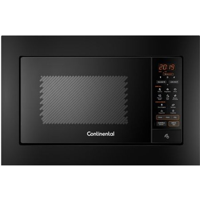 Micro-ondas de Embutir Continental 27L Preto com Função Tira Odor (MC2EP)