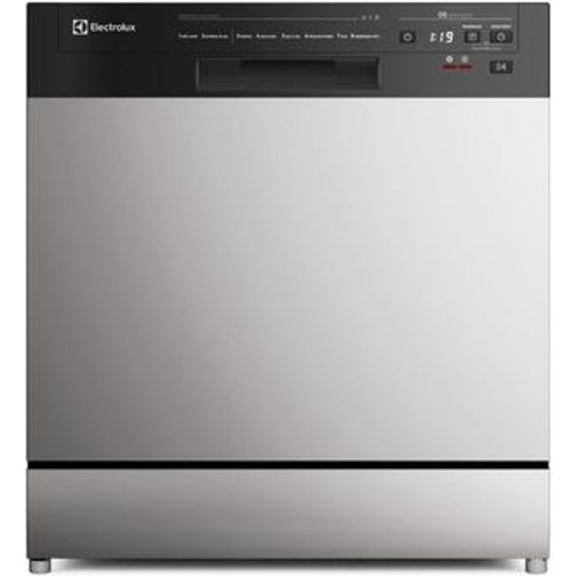 Lava-Louça Electrolux 8 Serviços Inox com Programa Lava & Seca 50 min (LS08E)