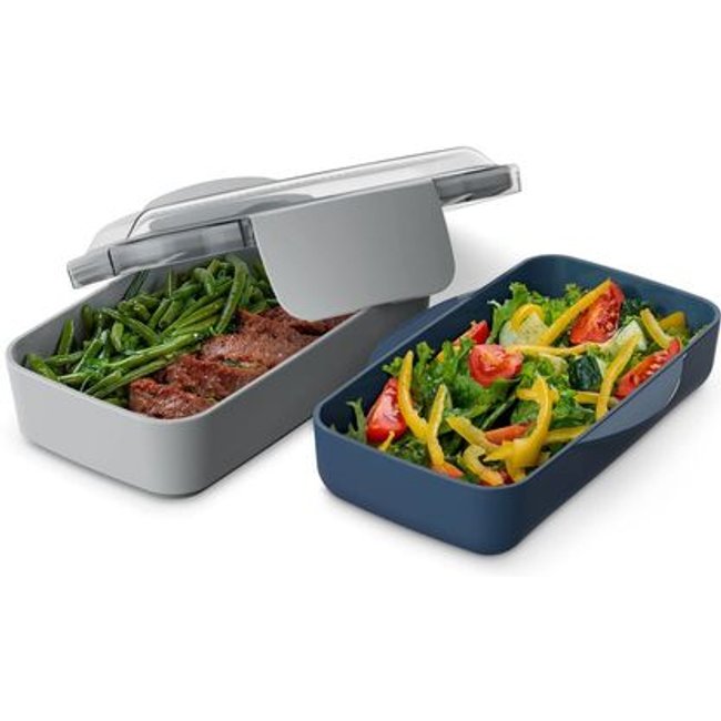 Marmiteira Lunch Box Electrolux Azul Resistente a Temperatura