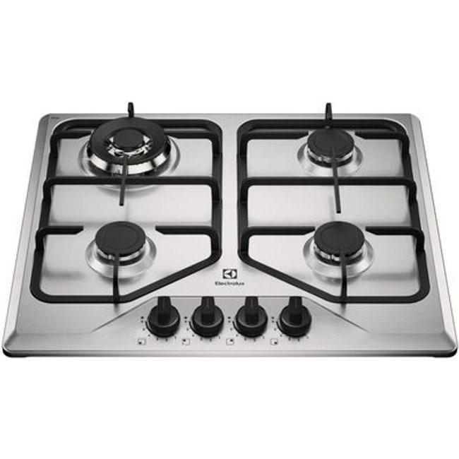 Cooktop 4 Bocas a Gás Electrolux Inox Experience Multi Chama e Grade Ferro Fundido (KE4XC) - Bivolt
