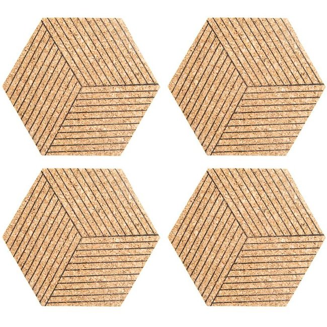 Jogo de Porta Copo Home Style Stripes
