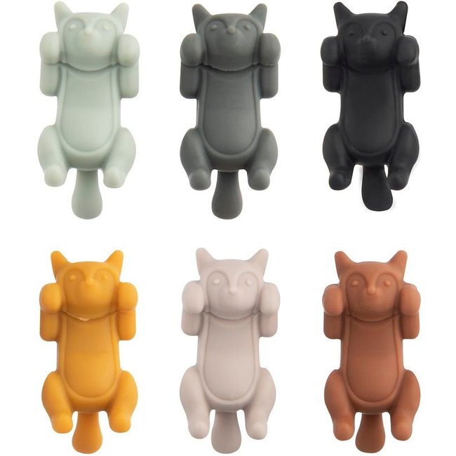 Jogo de Marcador de Taças Home Style Gatos